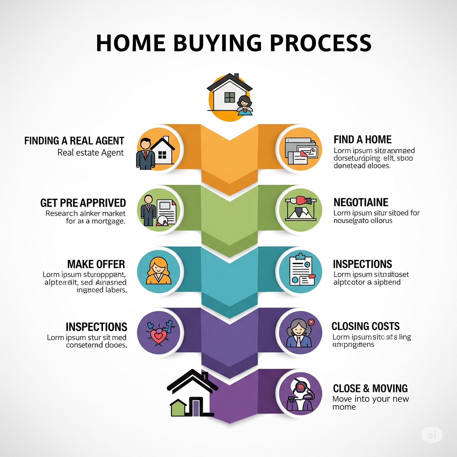Image representing the home buying process